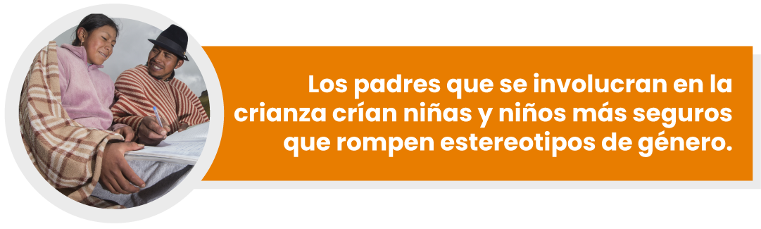 IMG2LandingPQC Los padres que se involucran en la crianza crían niñas y niños más seguros que rompen estereotipos de género.
